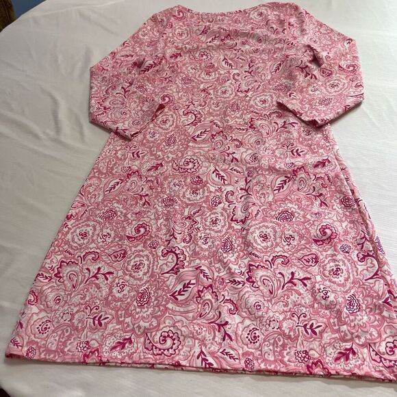 Cabana Life x Talbots Pink White Dress Size Small - Picture 5 of 6